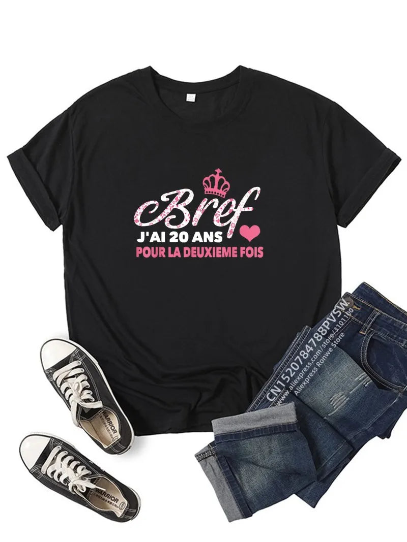 20th Birthday Graphic Tee Top