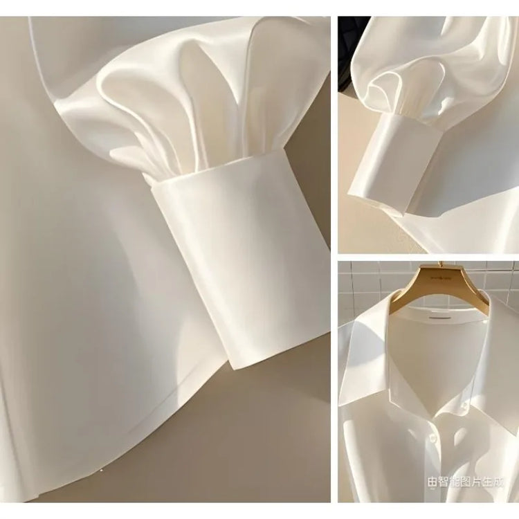 French-Style White Shirt