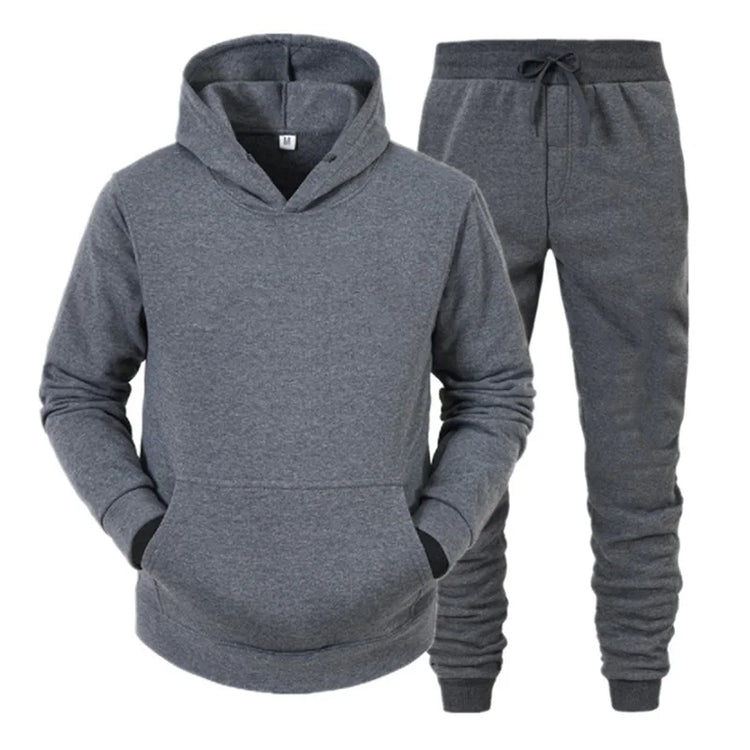 Men's Sporty Hoodie & Pants Set