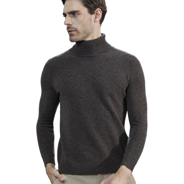 Men's Thick Turtleneck Sweater