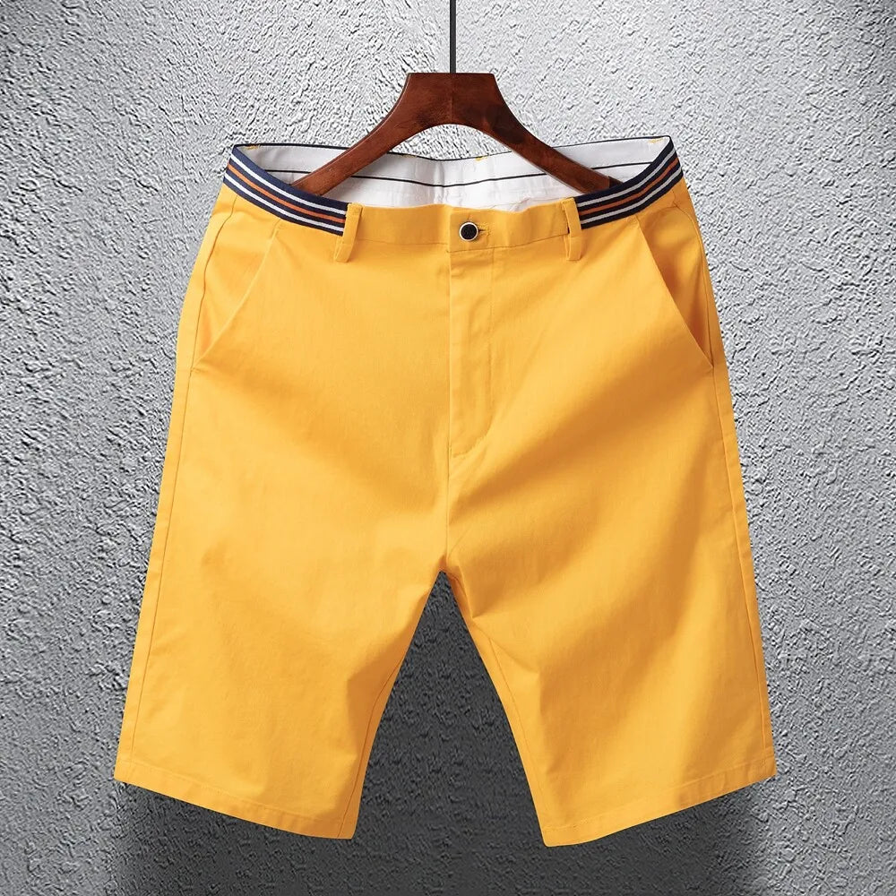 Men's Casual Elastic-Waist Shorts