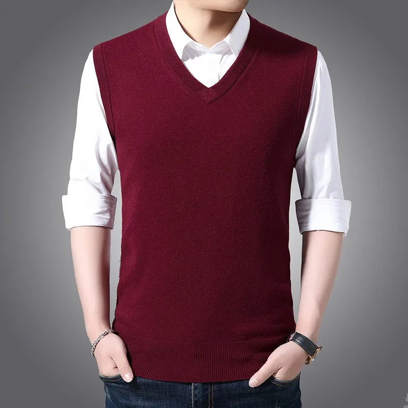 Men's Knit Sweater Vest