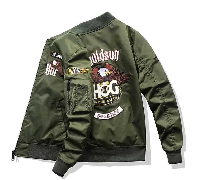 Men's Motorcycle Bomber Jacket