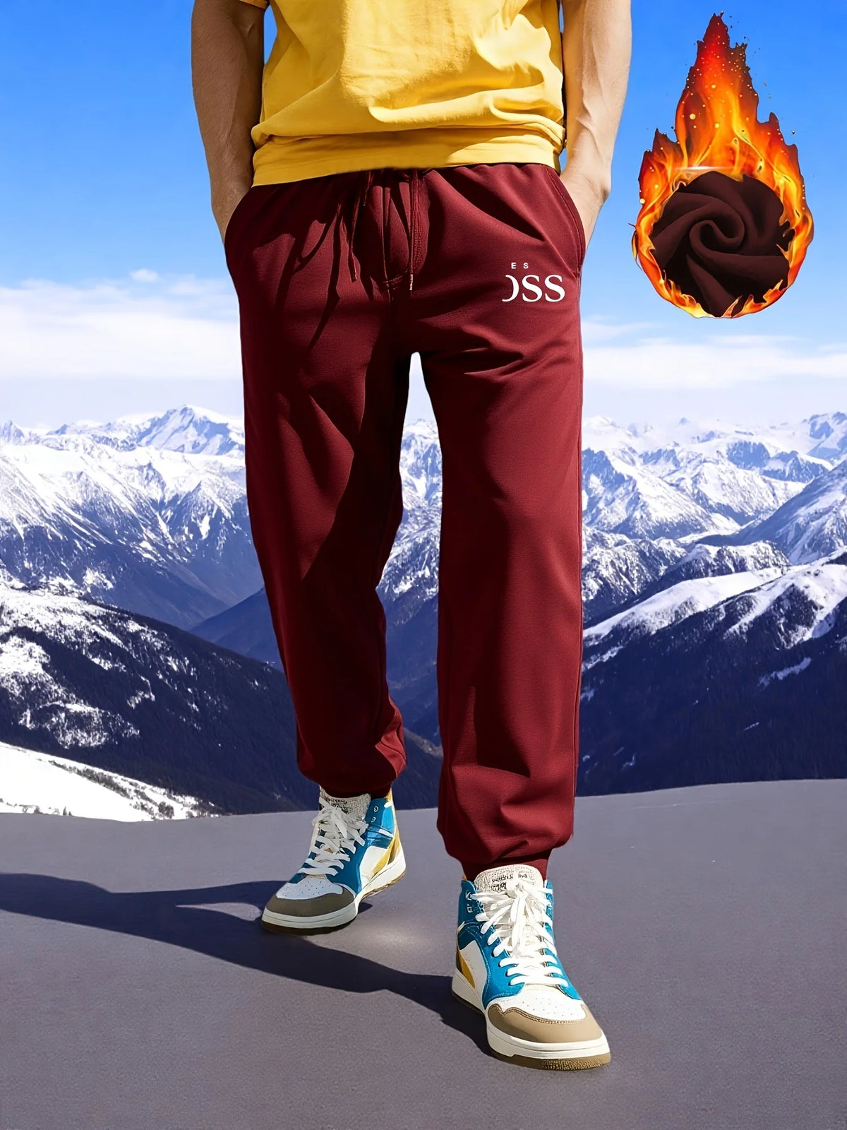 Men's Fleece-Lined Sweatpants
