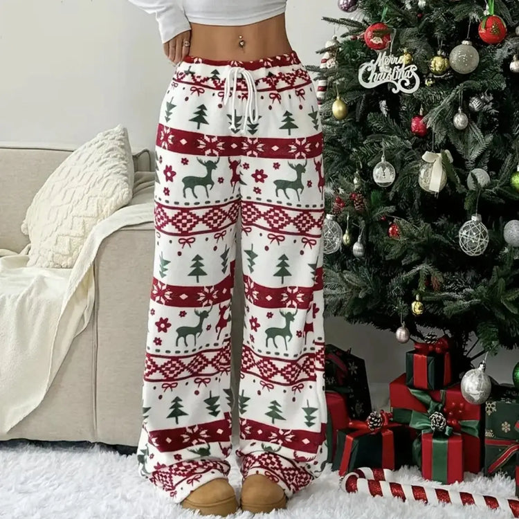 Elastic-Waist Winter Pants