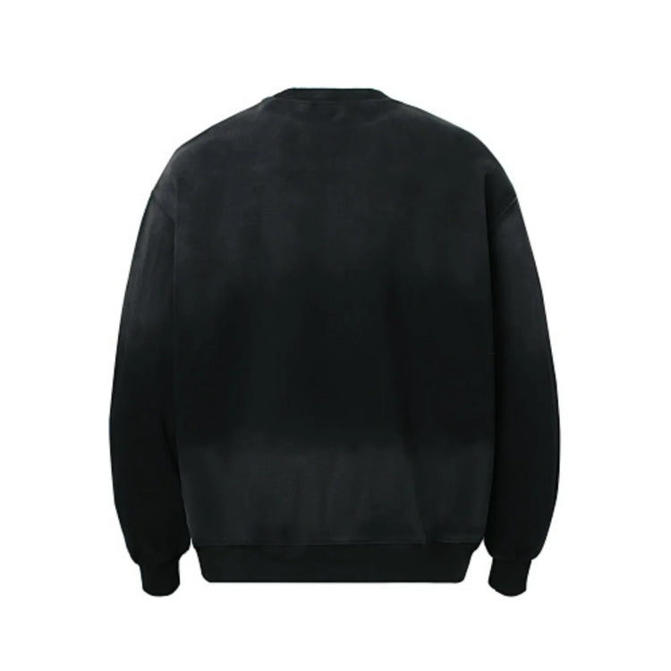Men Clothing High street New Trend Heavy Industry Washed Embroidered Antique-style Sweatshirt for men and women