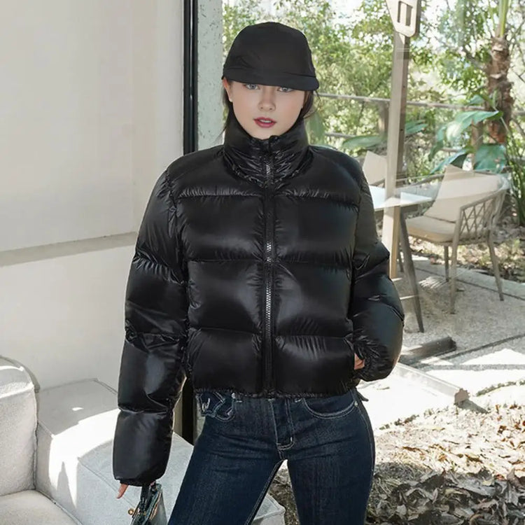 Women Autumn Winter Short Down Jacket Stand Collar Warm Casual Elegant Sleeveless Coats Outdoor Quilted Travel Jackets Clothes