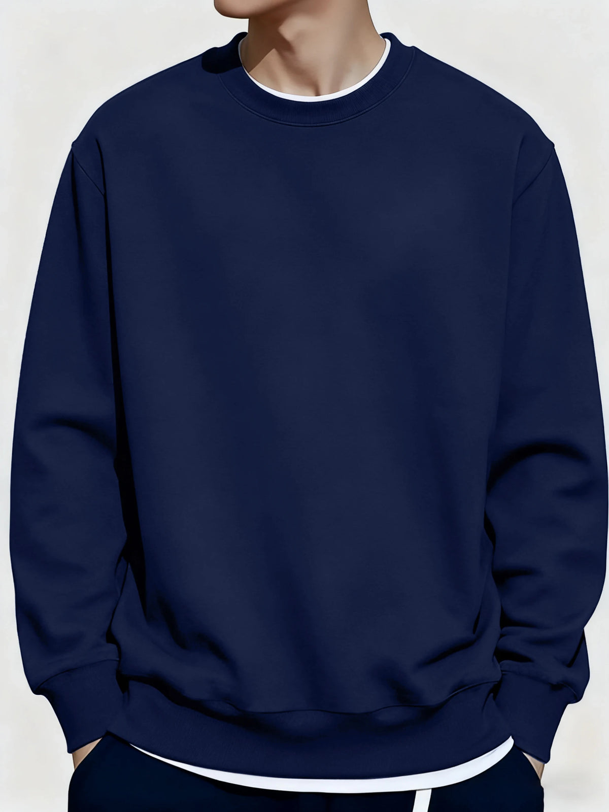 Men's Loose Pullover Sweatshirt Top
