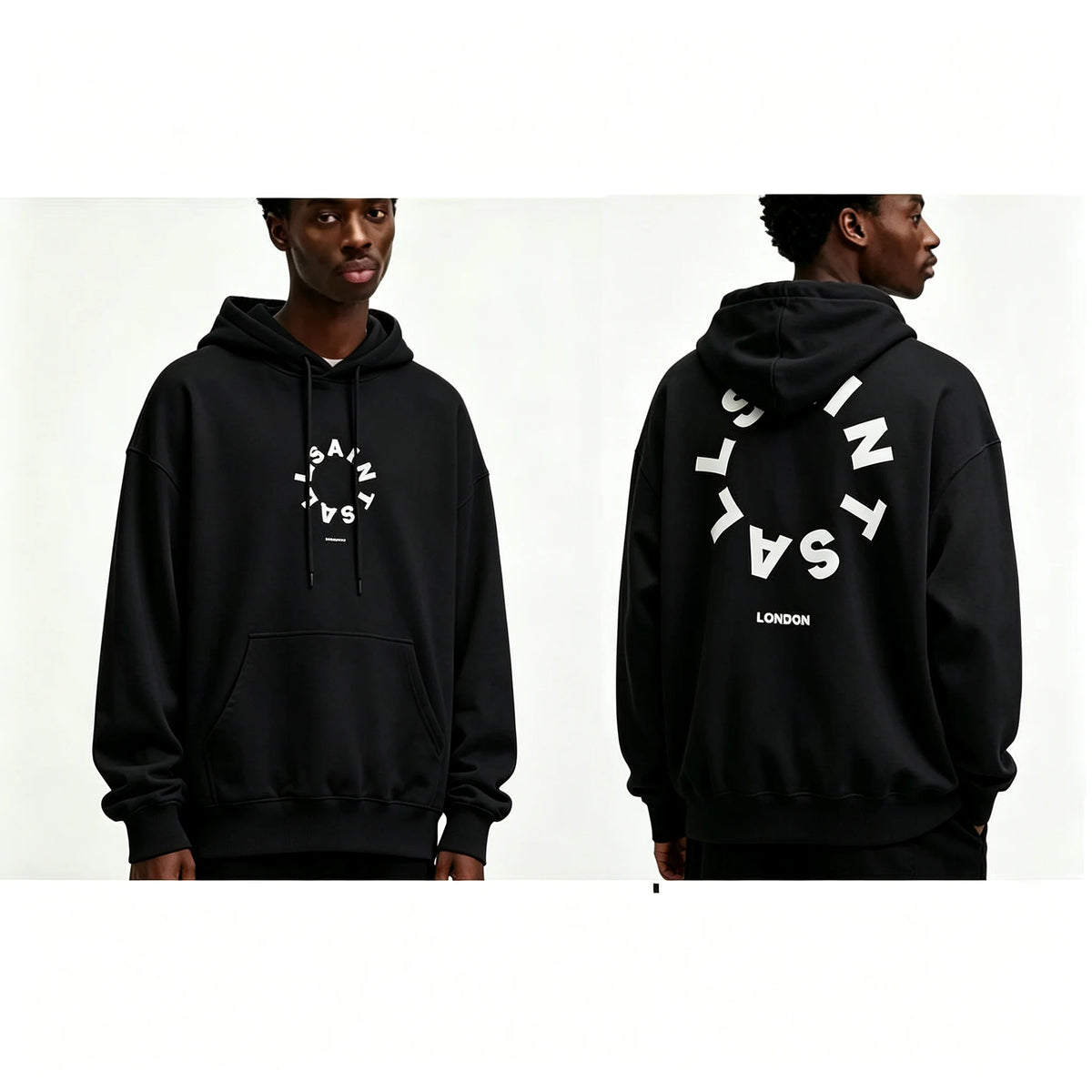 Men's and Women's Sweatshirts - Men's Casual Trendy Loose-Fitting Trendy Couple's Fashionable T-Shirts - Hooded Sweatshirts
