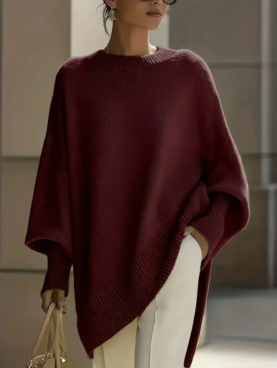 Relaxed Crewneck Sweater