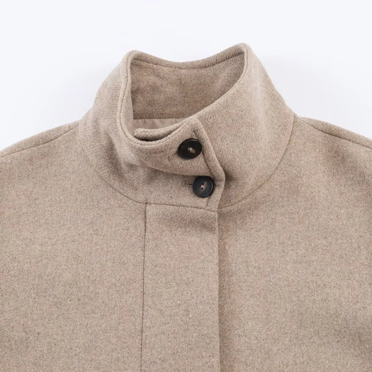 High-Collar Short Jacket