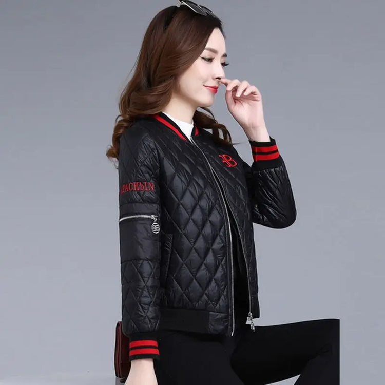 Quilted Bomber Jacket