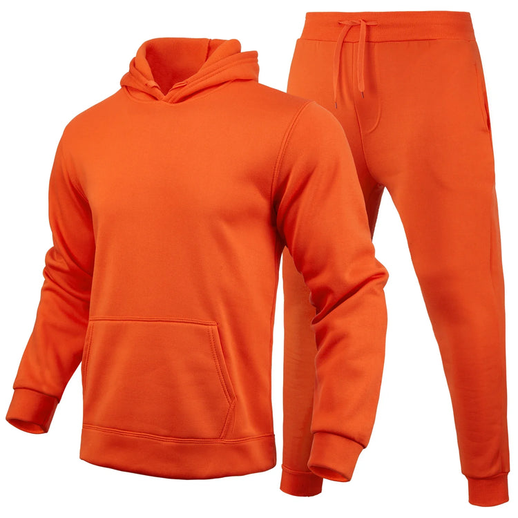 Men's Hooded Sweatshirt & Pants Set