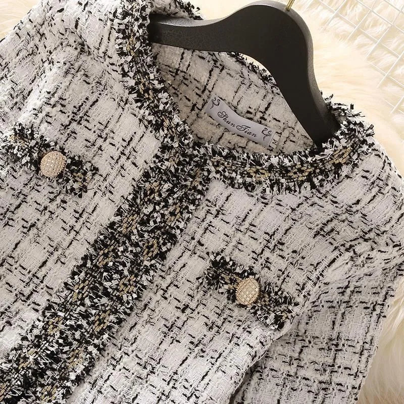 Short Tweed Coat