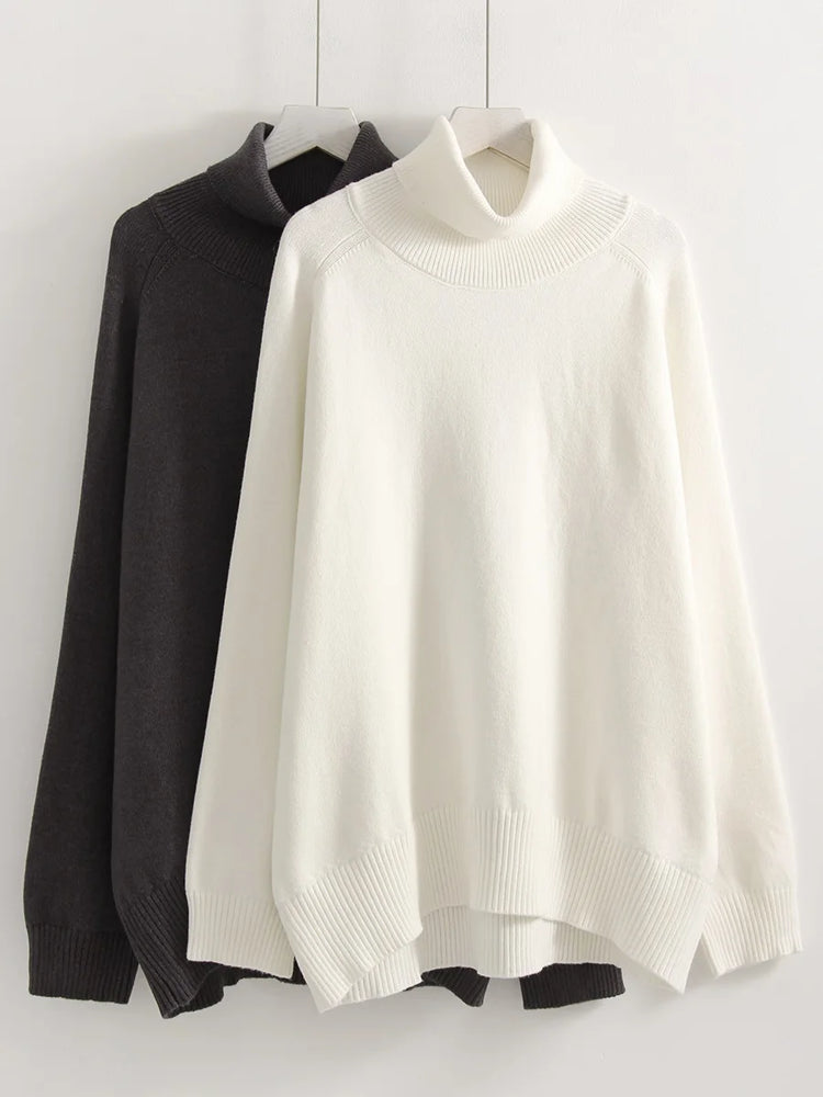 Oversized Chunky Turtleneck Sweater