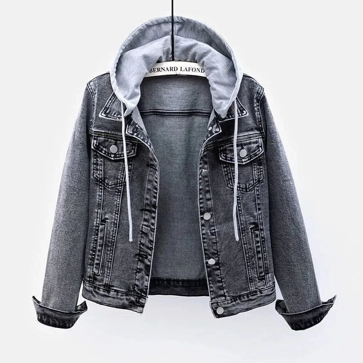 Slim Cropped Denim Jacket