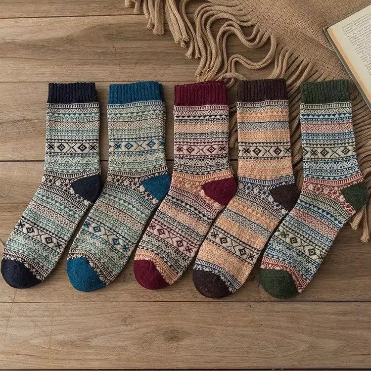 Men's Mid-Calf Sports Socks, 5 Pairs