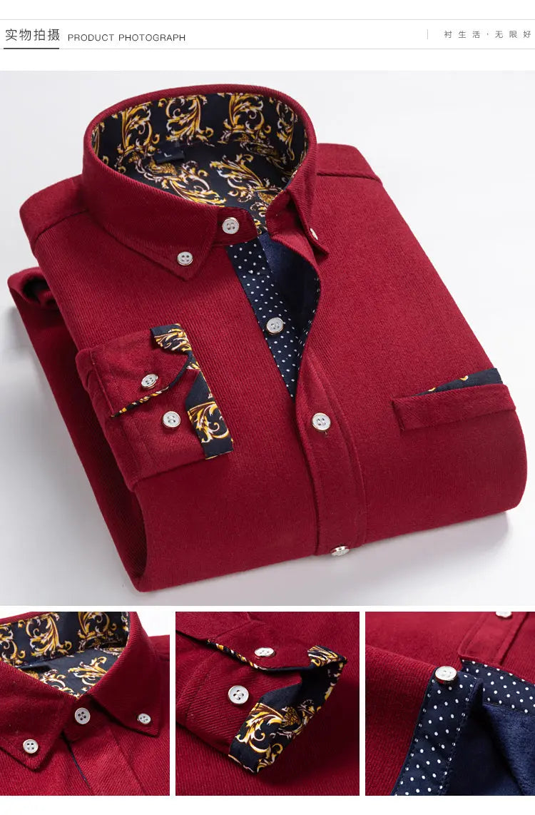 Men's Casual Long-Sleeve Shirt