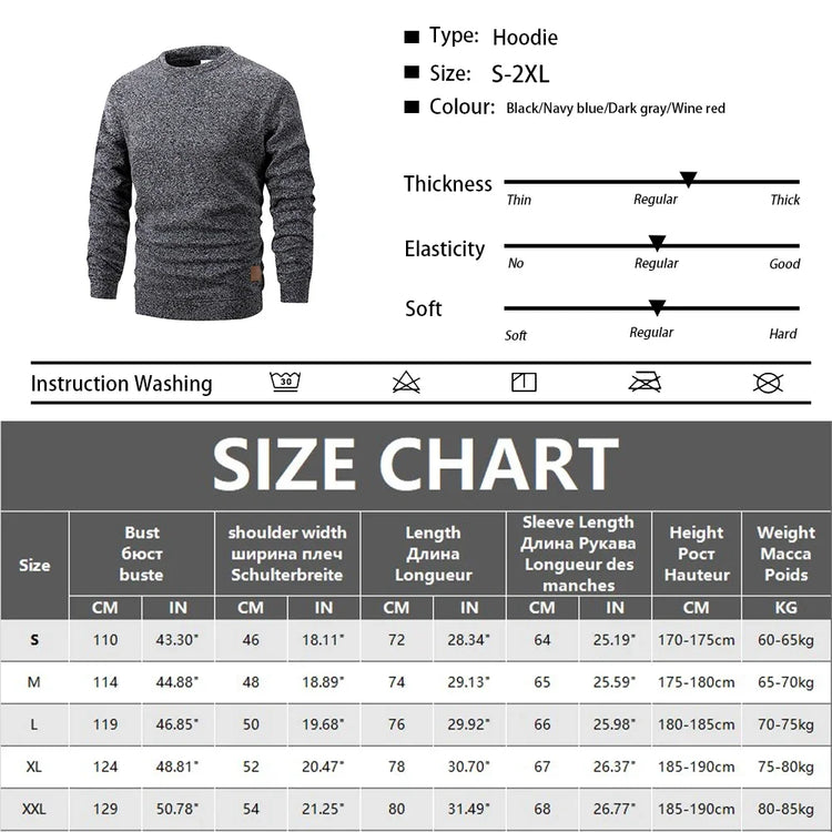 Men's Crewneck Fleece Sweater