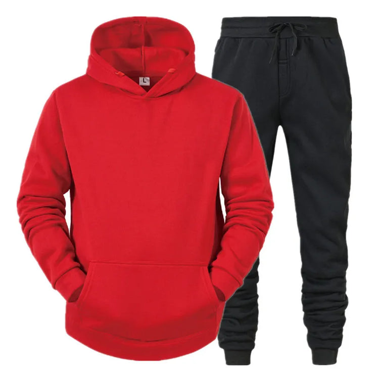 Men's Sporty Hoodie & Pants Set