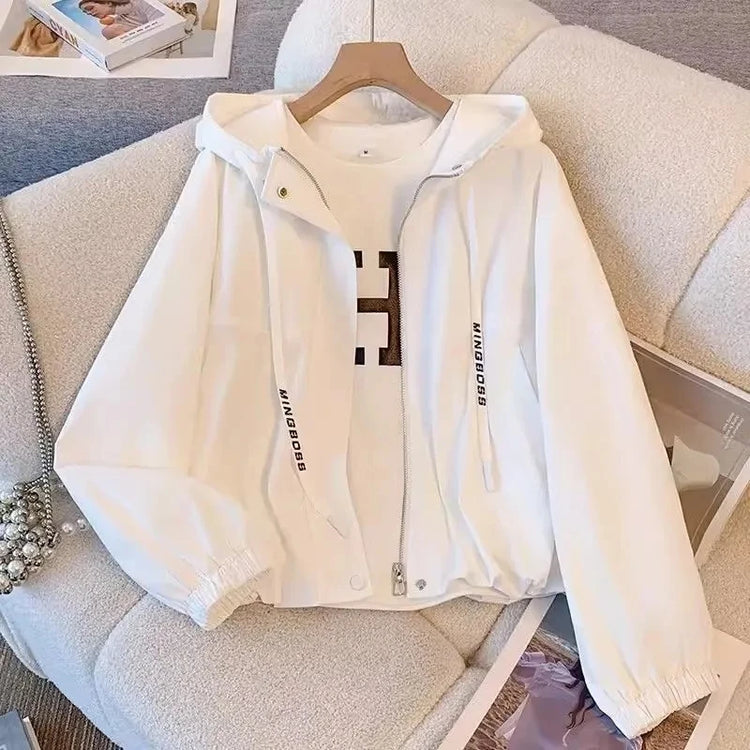 Hooded Windbreaker Jacket
