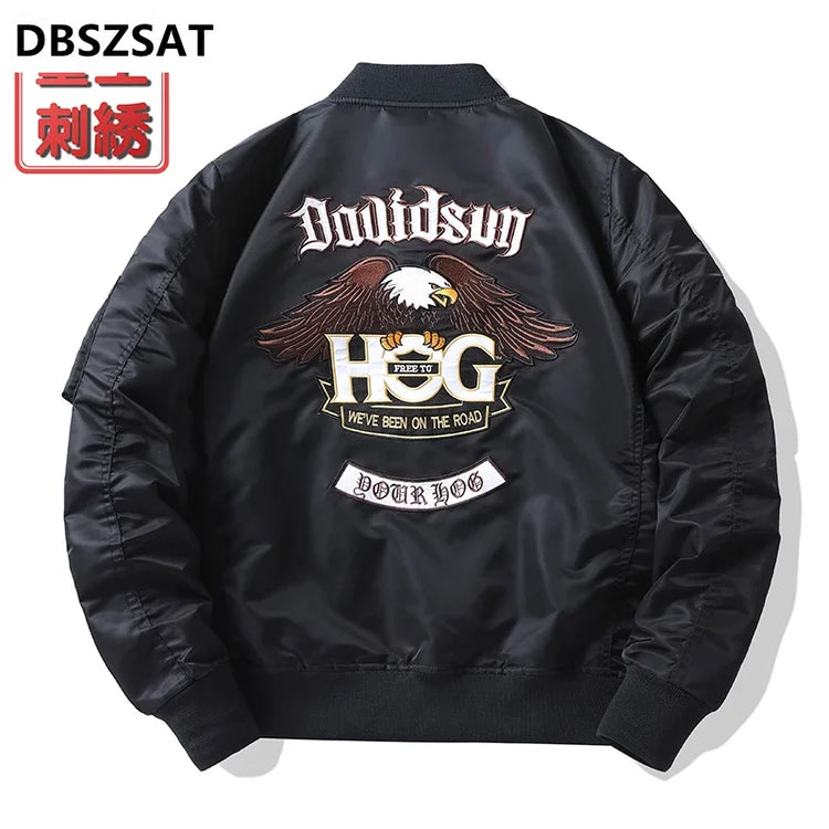 Men's Motorcycle Bomber Jacket