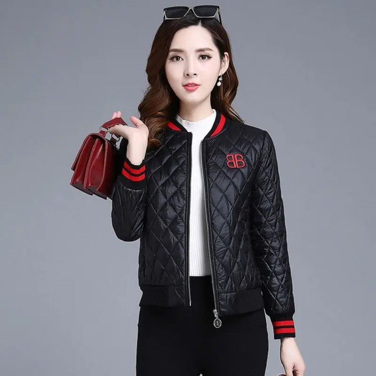 Quilted Bomber Jacket
