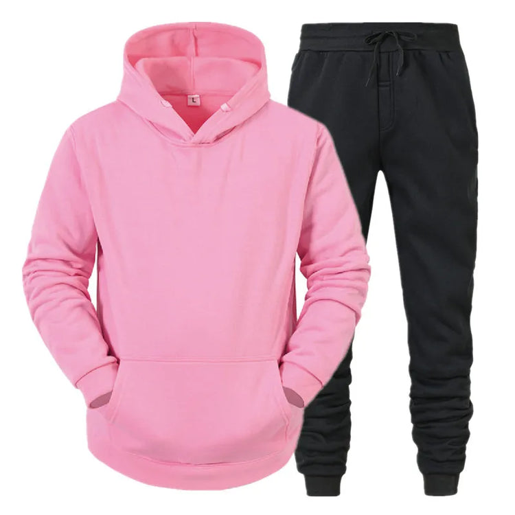 Men's Sporty Hoodie & Pants Set
