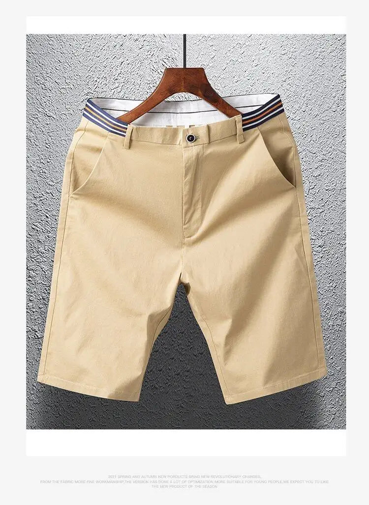 Men's Casual Elastic-Waist Shorts