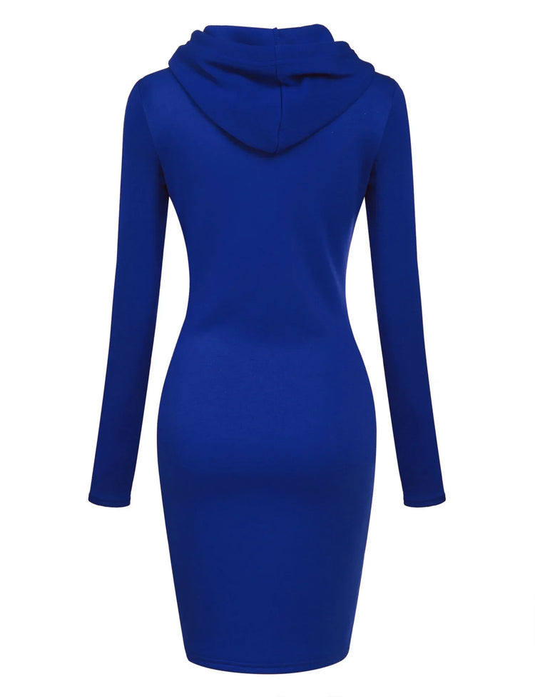 Hooded Sweatshirt Dress