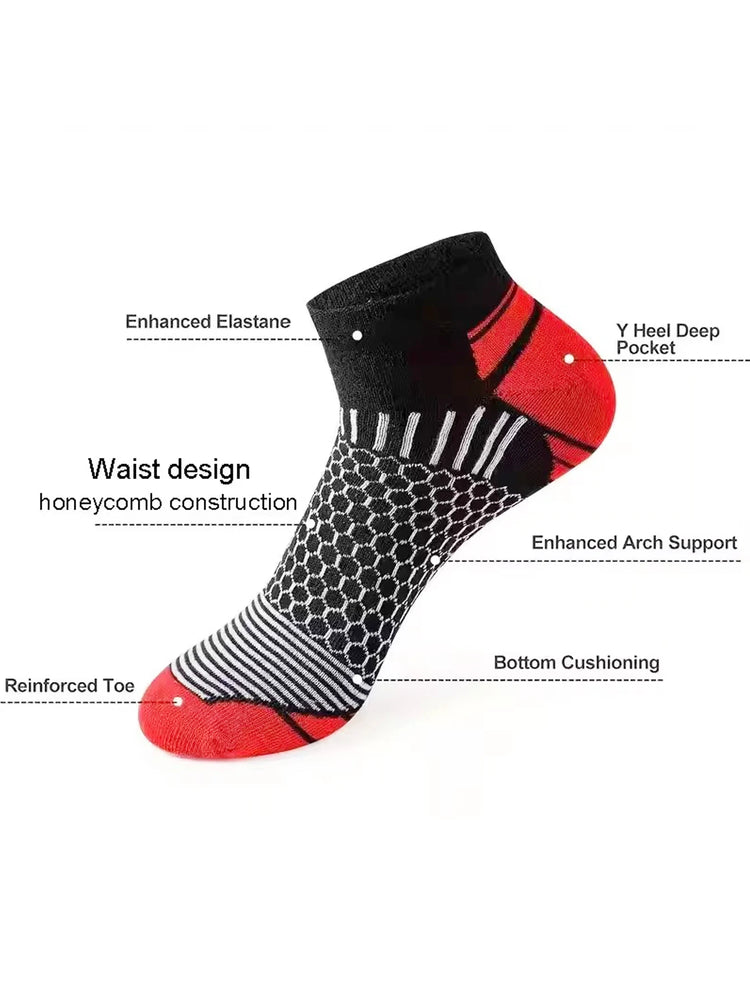 Men's Athletic Ankle Socks, 12 Pairs