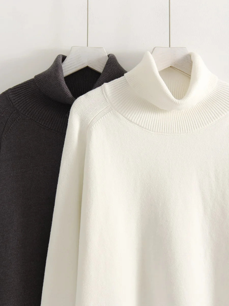 Oversized Chunky Turtleneck Sweater