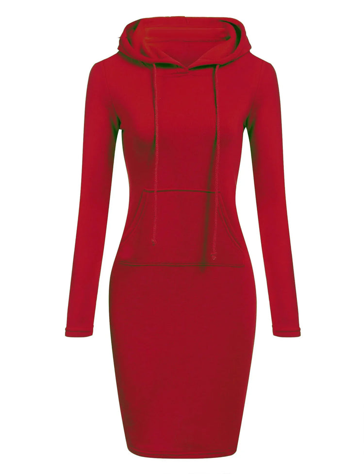 Hooded Sweatshirt Dress