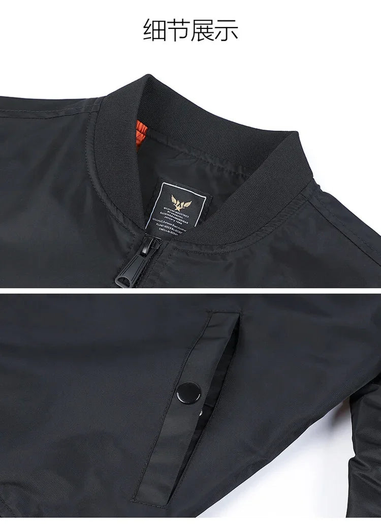 Men's Motorcycle Bomber Jacket