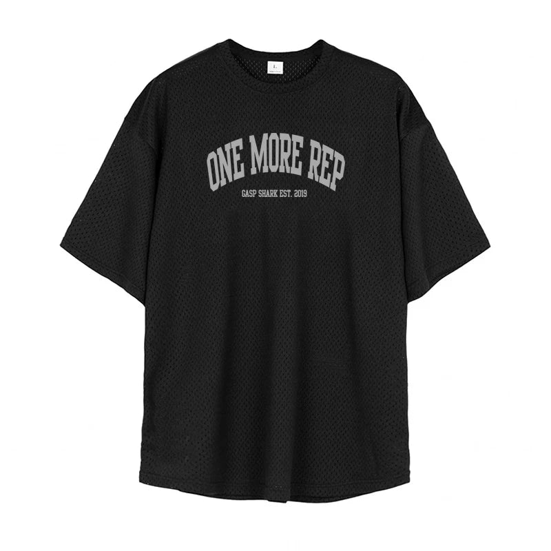 Men's Oversized Mesh T-Shirt