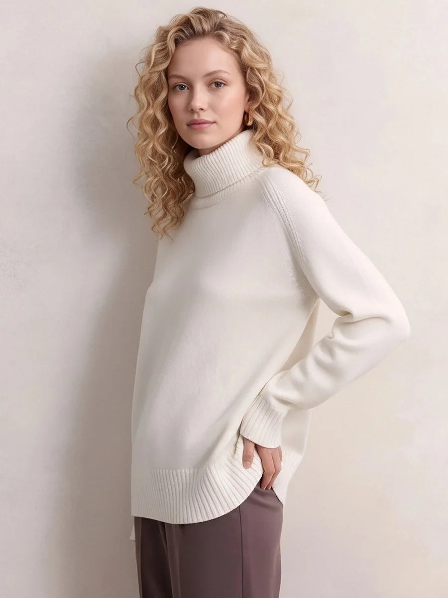 Oversized Chunky Turtleneck Sweater