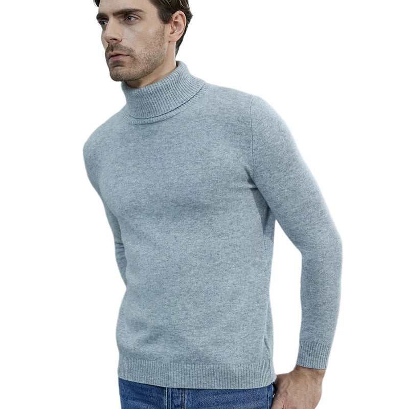 Men's Thick Turtleneck Sweater