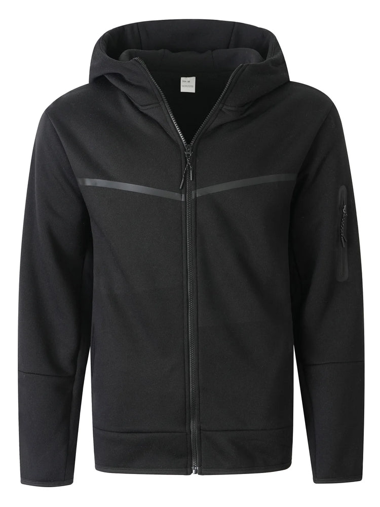 Men's Fleece-Lined Hoodie & Pants Set