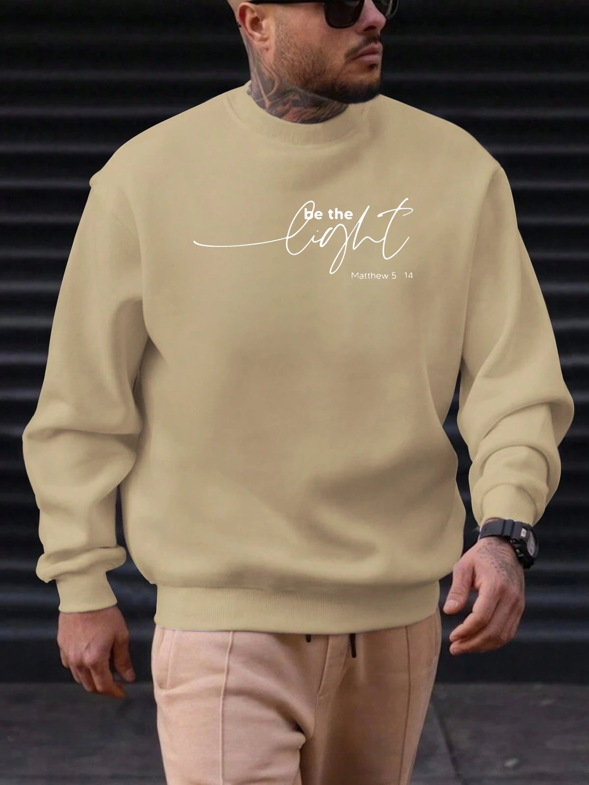 Men's "Be the Light" Sweatshirt Top