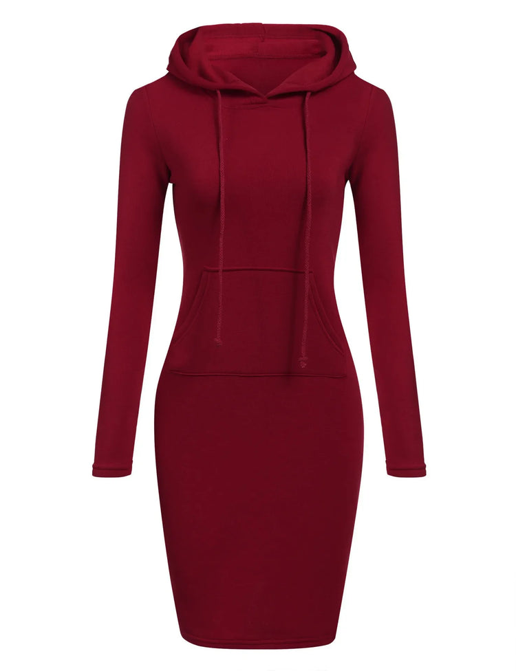 Hooded Sweatshirt Dress