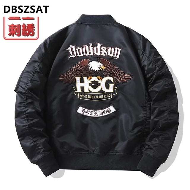 Men's Motorcycle Bomber Jacket