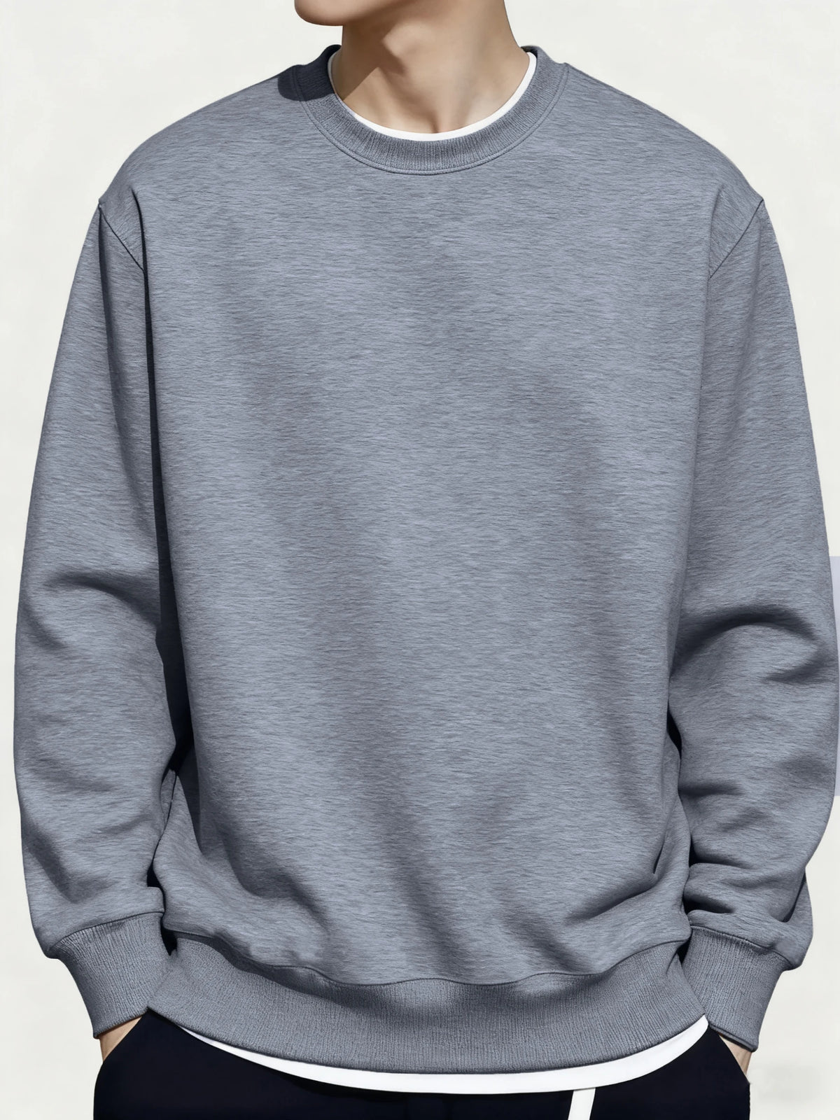 Men's Loose Pullover Sweatshirt Top