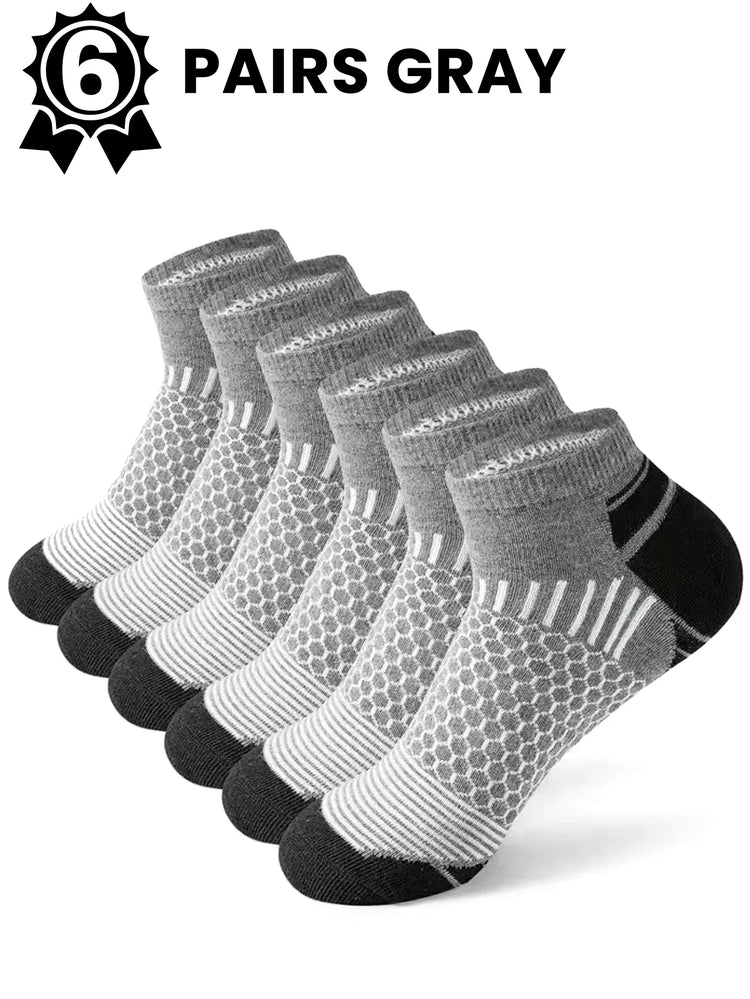 Men's Athletic Ankle Socks, 12 Pairs