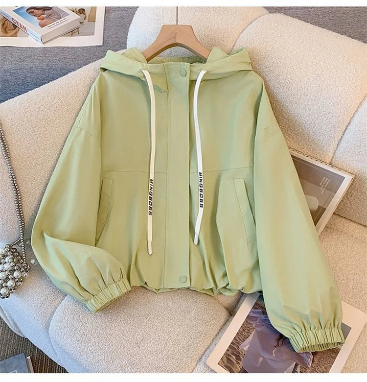 Hooded Windbreaker Jacket