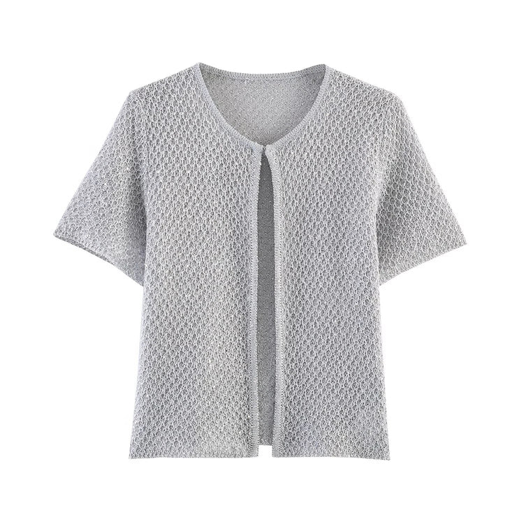 Pearl-Trim Knit Sweater Vest