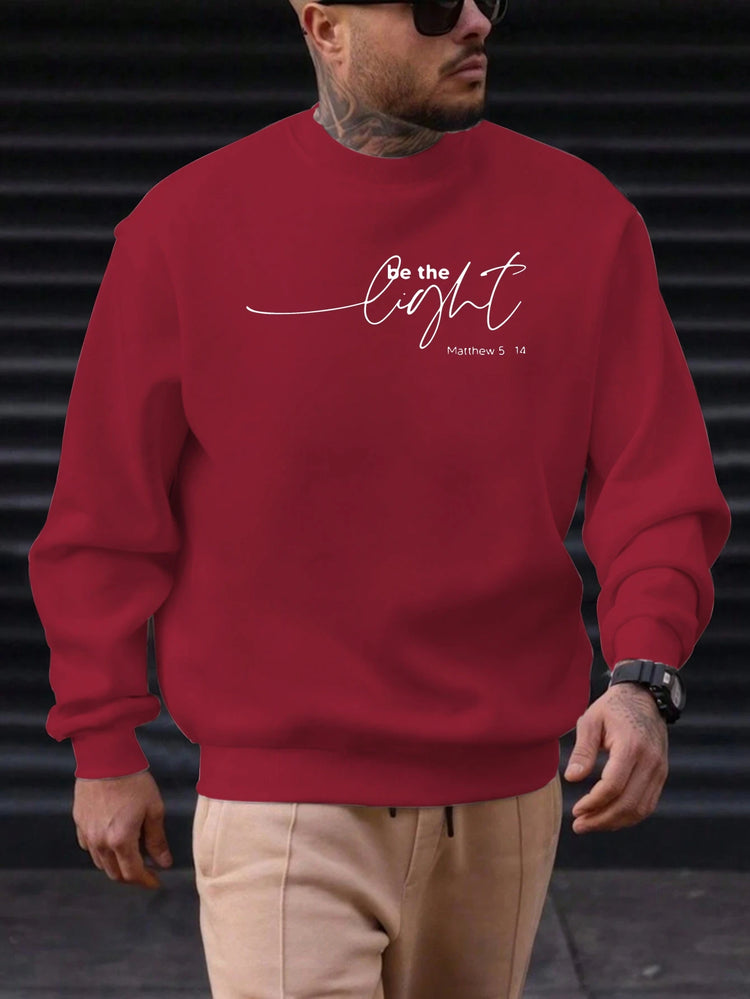 Men's "Be the Light" Sweatshirt Top