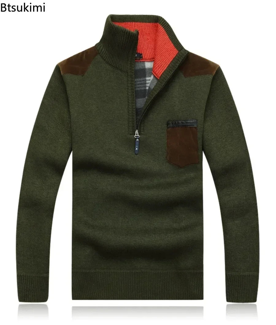Men's Half-Zip Fleece Sweater