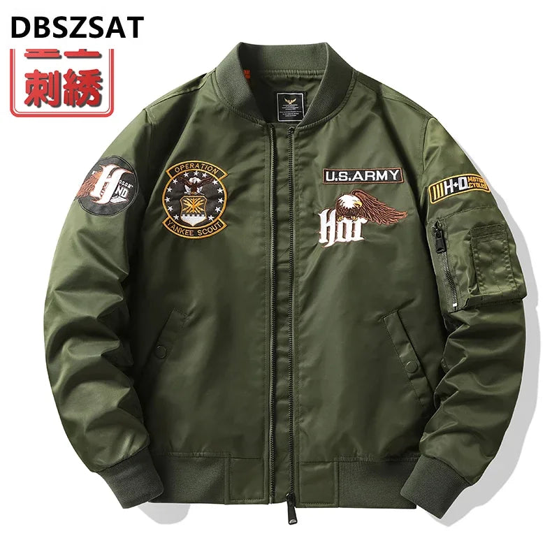 Men's Motorcycle Bomber Jacket