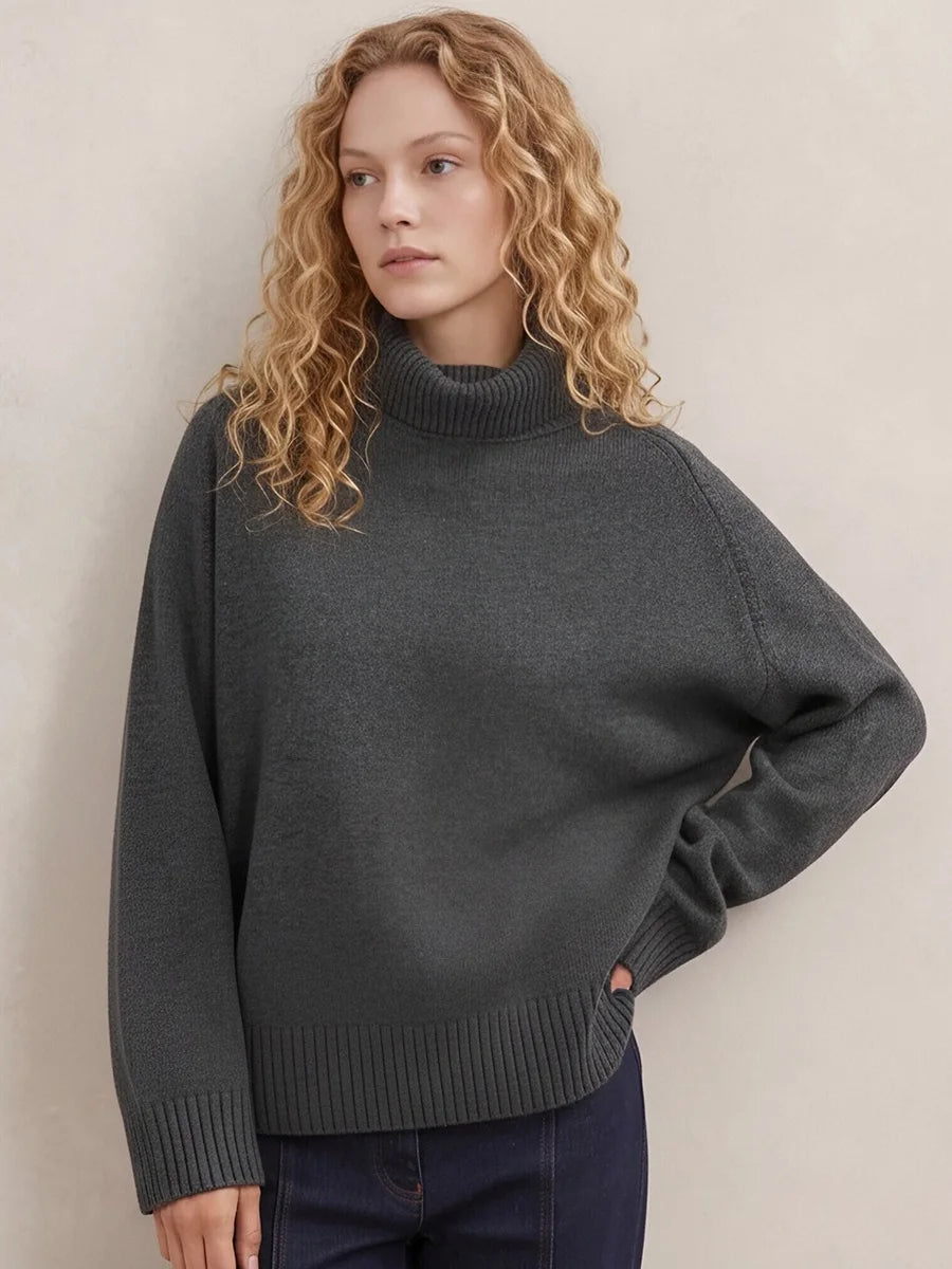 Oversized Chunky Turtleneck Sweater