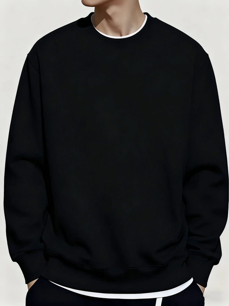 Men's Loose Pullover Sweatshirt Top